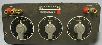 General radio 1450-tb decade attenuator