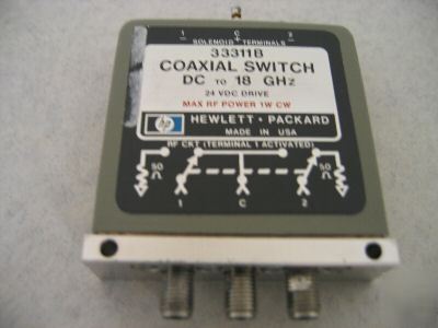 Hp/agilent 33311B H08 coaxial switch