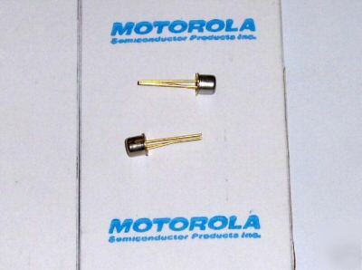 New lot of 200 motorola JAN2N6365 mil-spec transistors- 