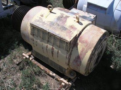 Westinghouse electric motor 250 hp 1180 rpm 449T 2300V 