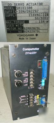 Yokogawa parker compumotor sr-1015B6 dd servo actuator