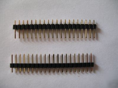 80PCS of single pin header 20PINS,golden plated