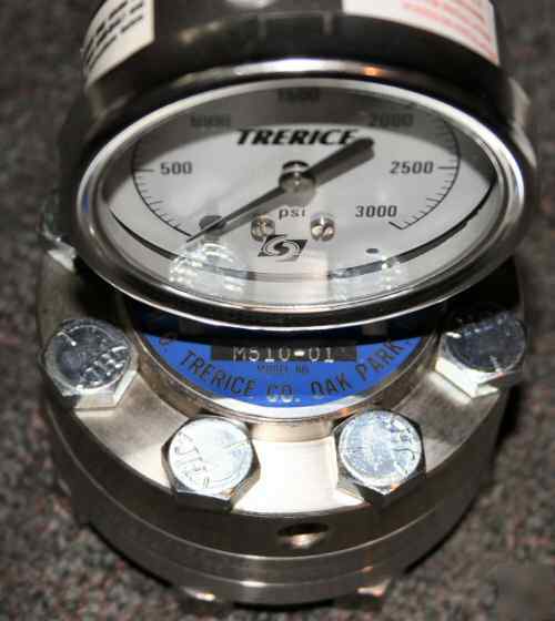H.o. trerice heavy duty industrial pressure gauge M510