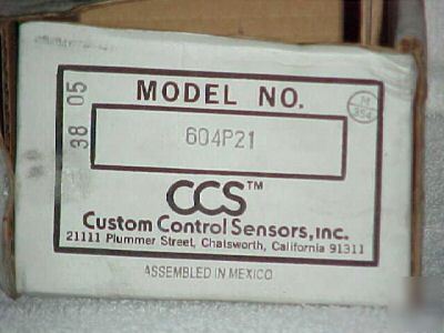 New dual-snap - custom control sensors model: 604P21 - 