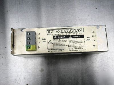 New indramat NFD02.1-480-008 power line filter ac 480V