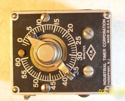 New * industrial timer co, csf 60MIN, 120 v motor