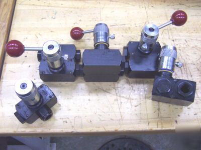 New parker hydraulic flow control valves ~ ~