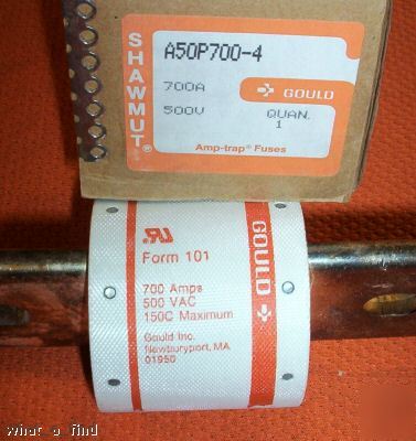New shawmut A50P700-4 semiconductor fuse A50P 700 