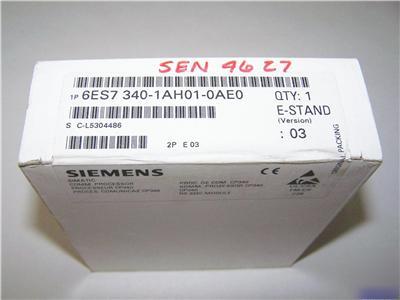 Siemens 6ES7-340-1AH01-0AE0 ver. 3 processor CP340 fs