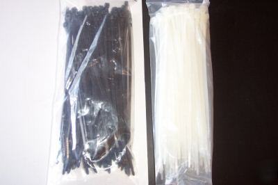  4'' 5.5 8'' 11'' 14'' cable wire ties ty rap 500 blk