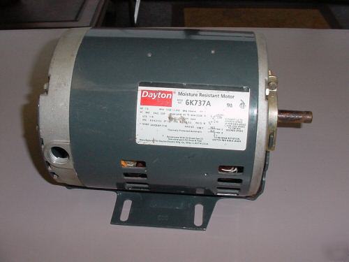 Dayton 1/2 hp moisture resistant motor # 6K737A