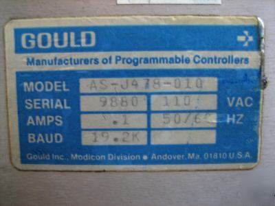 Gould modicon J478 stand-alone modem as-J478-010