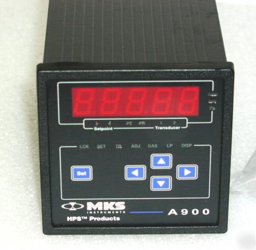 Mks hps A900 pressure vacuum gauge meter readout pirani