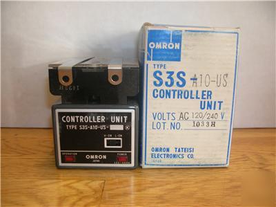 Omron S3S-A10-us S3SA10US controller unit 