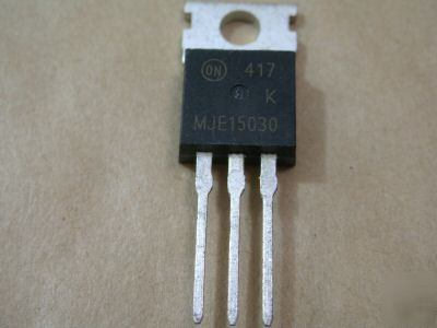 Pkg 10, npn MJE15030 audio power transistors 150V 50W