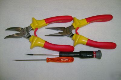 Sk facom 4 electrical 1000 v pliers cutter screwdrivers