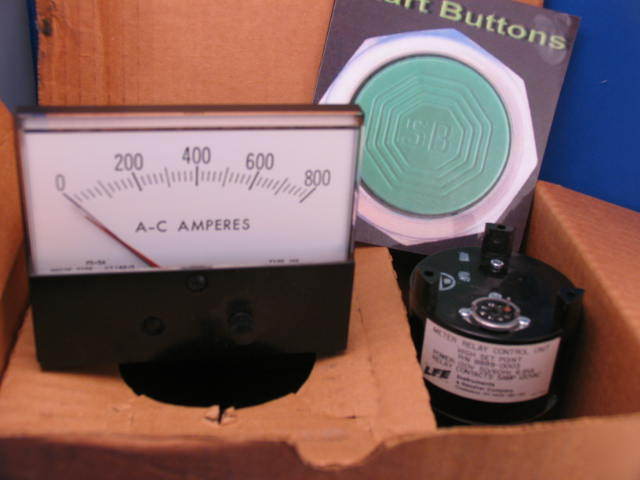 1964 lfe api triplett 800 amp meter relay with control