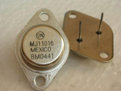 2PCS, MJ11016 hi pwr transistors 200W mot TO3