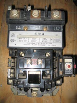 Ab allen-bradley size 4 500-EOD93 contactor eod type