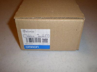 New omron CJ1M-CPU22 ver 3.0 plc cpu unit , warranty 