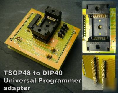 TSOP48 49F800 universal 40 pin programmer adapter
