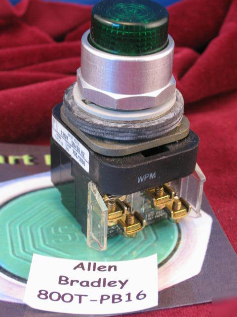 800T-PB16 allen bradley illuminated pushbutton green