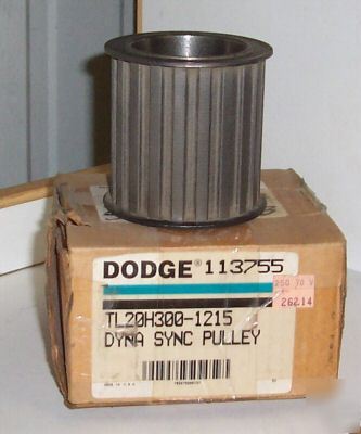 Dodge TL20H300-1215 dyna sync pulley TL20H300