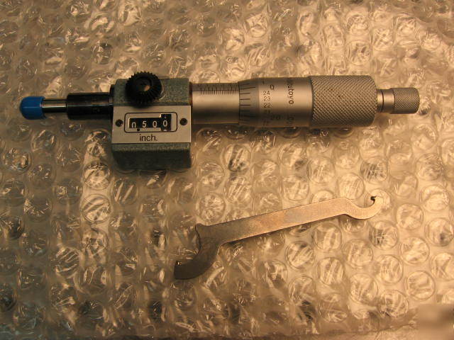 G35791 mitutoyo positioning micrometer .0001 & wrench