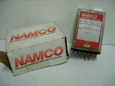 Namco control module relay ee 951-02103 115 vac * *