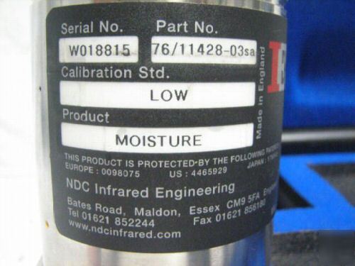 Ndc moisture meter sensors low & high in cases