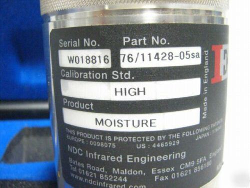 Ndc moisture meter sensors low & high in cases