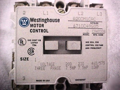 Westinghouse (7) A200M1CAC